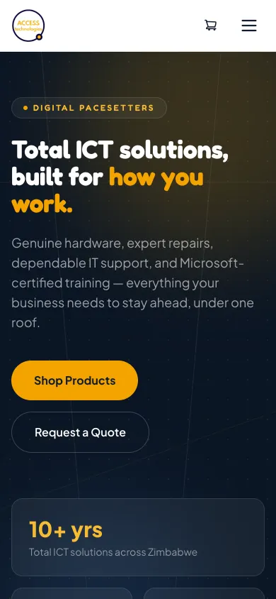 Access Technologies — Mobile view